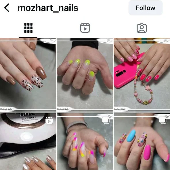 سالن کاشت ناخن نسرین گرامی در کرج